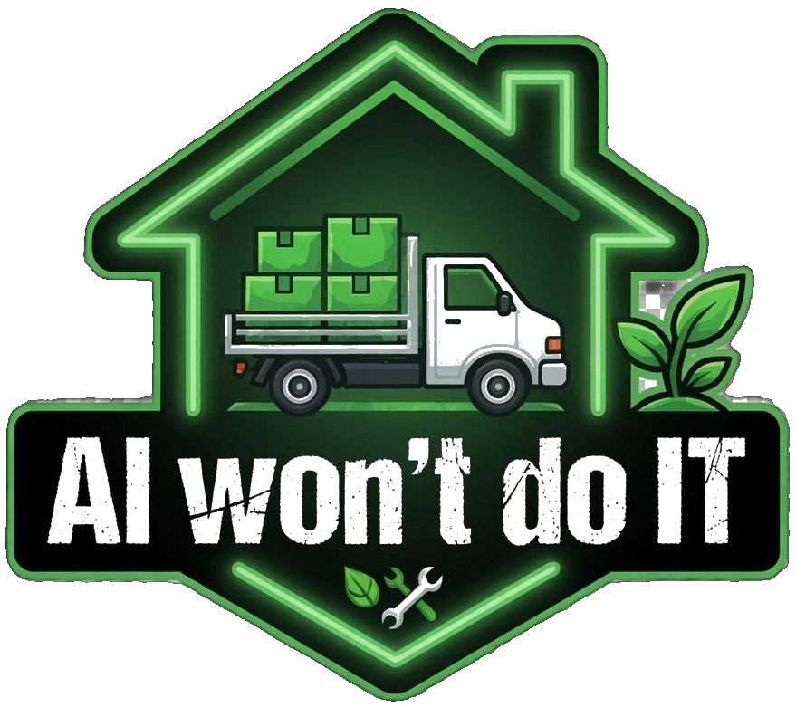 AI won't do IT logo